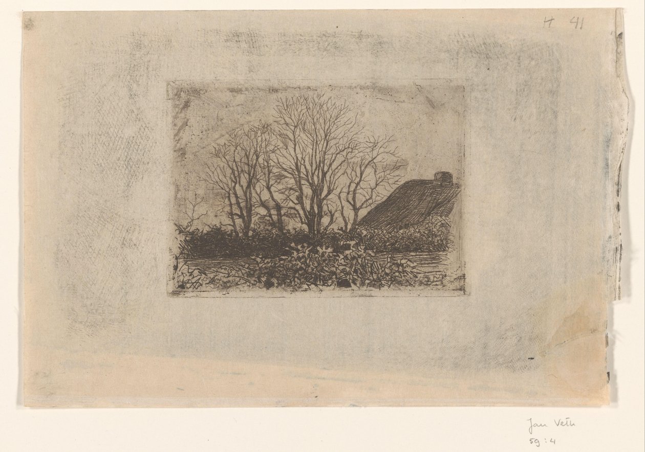 Ağaçlı çayır, Ewijkshoeve by Jan Veth