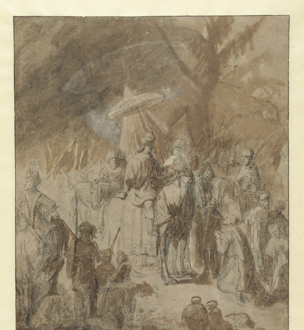 Abigail'in Teklifi by Jan Victors (attributed to)
