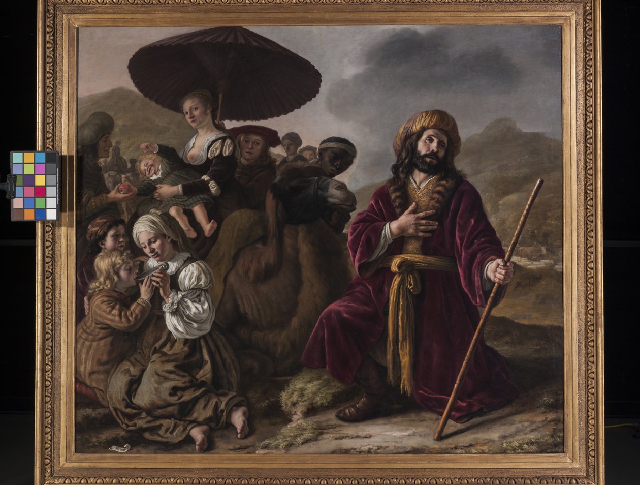 Yakup Esav'ın Bağışlanmasını Arıyor (tuval üzerine yağlıboya) by Jan Victors