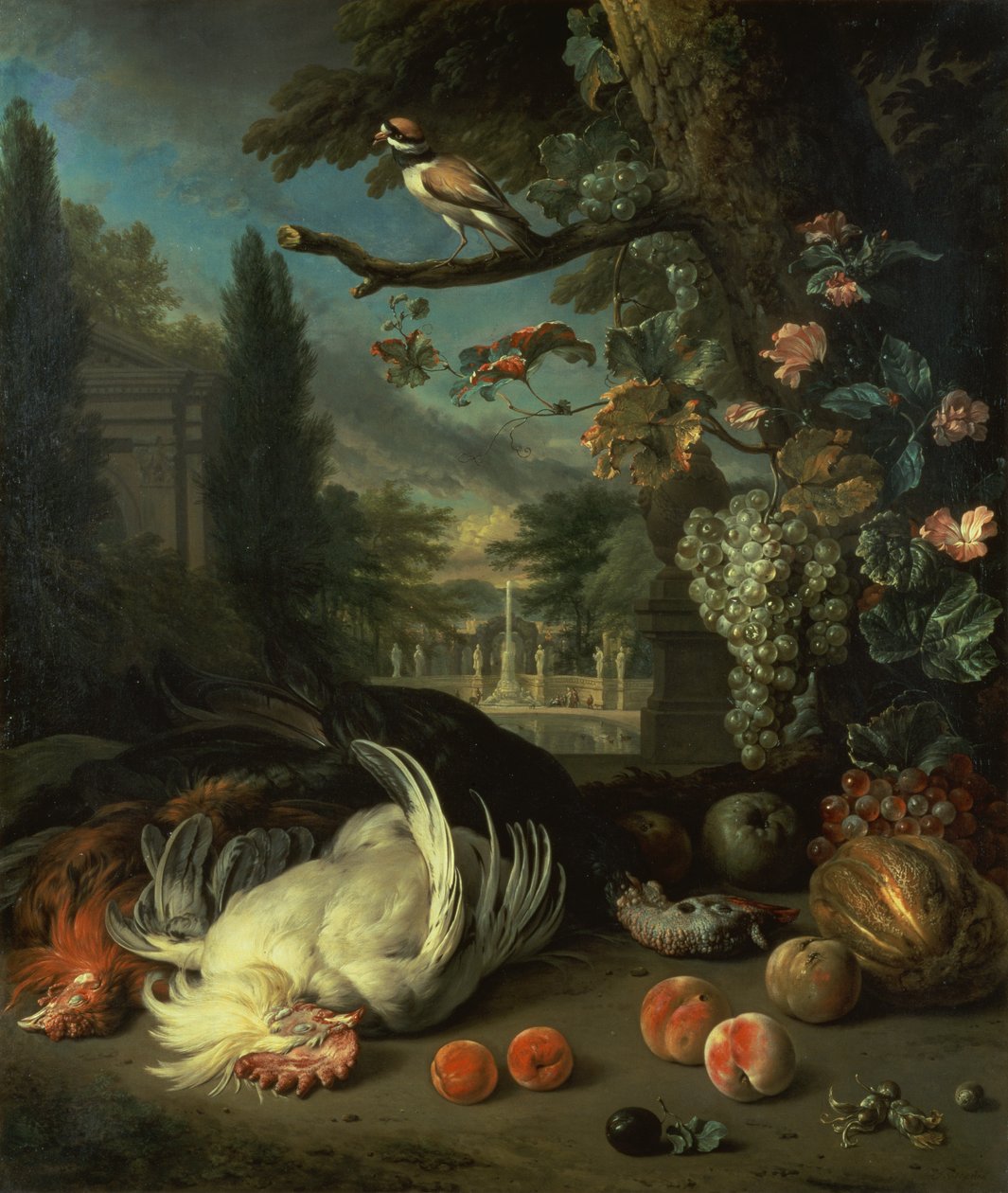 Ölü Kümes hayvanları (tuval üzerine yağlı boya) by Jan Baptist Weenix