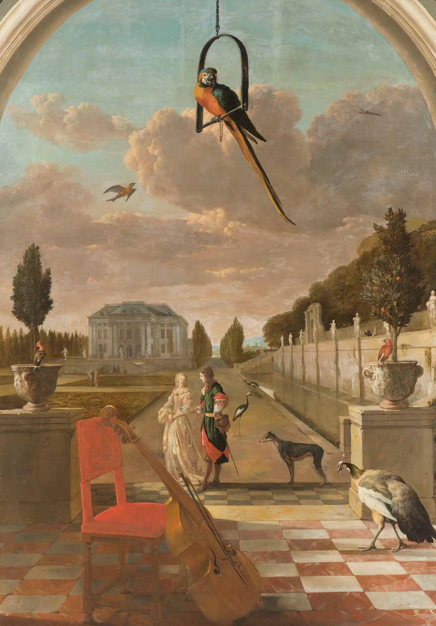 Kır Evi ile Park by Jan Baptist Weenix
