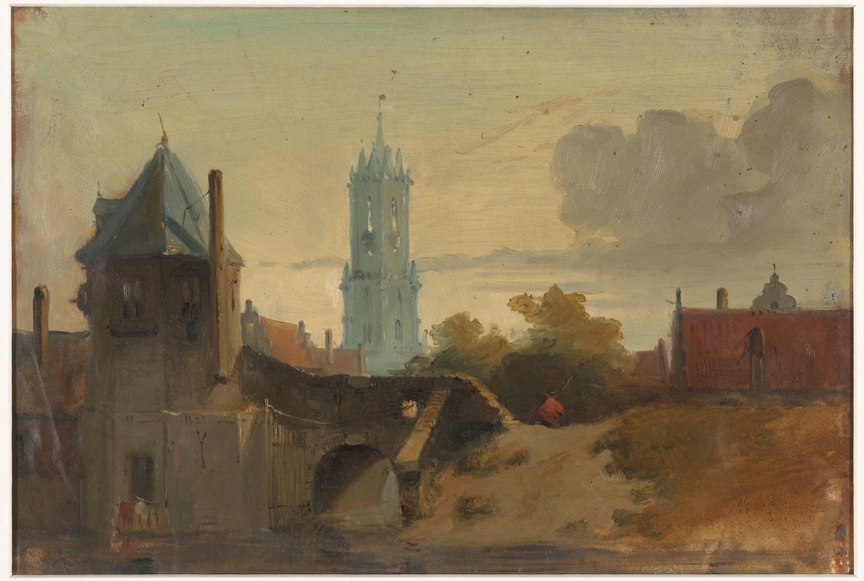 Delft'in görünümü by Jan Weissenbruch
