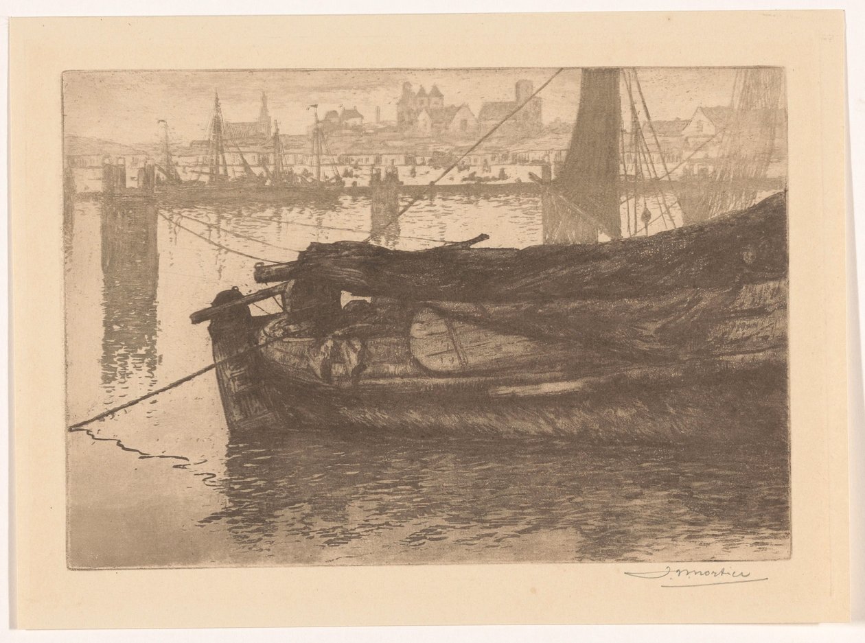 Scheveningen Limanı by Jan Willem Nortier (signed by artist)