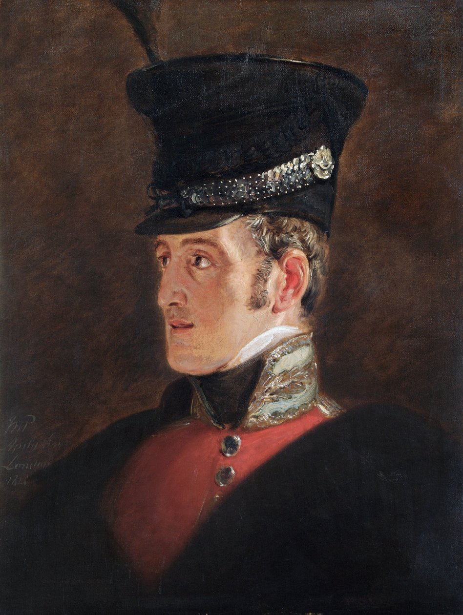 Mareşal Sir John Colborne (1778-1863) 1821 (tuval üzerine yağlı boya) by Jan Willem Pieneman