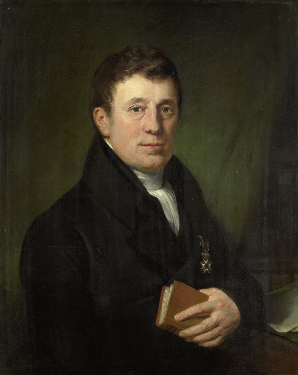 Hendrik Harmen Klijn (1773-1856). şair by Jan Willem Pieneman
