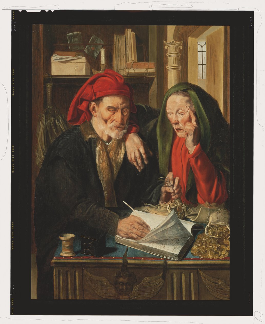 Para Değiştiriciler (panelde yağ) by Jan Woutersz Stap