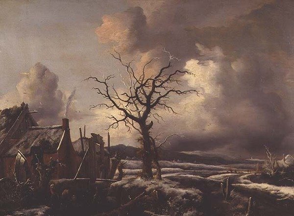 Bir Kış Manzarası by Jan Wouwerman