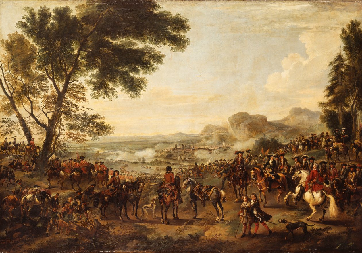 Kral William III ve Birlikleri bir Savaşa hazırlanıyor, by Jan Wyck