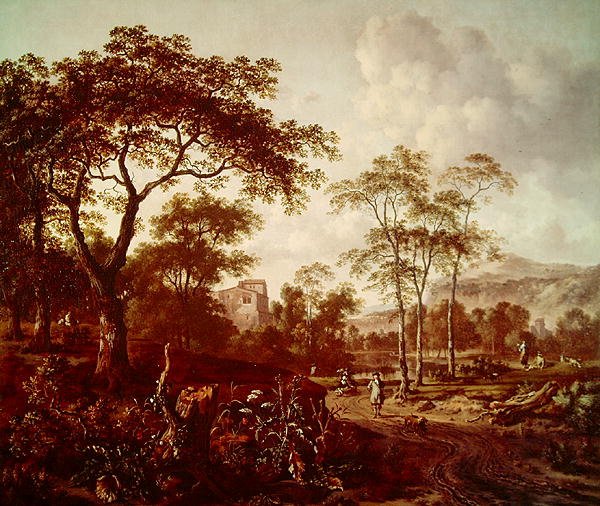 Bir Manzara (tuval üzerine yağlı boya) by Jan Wiynants