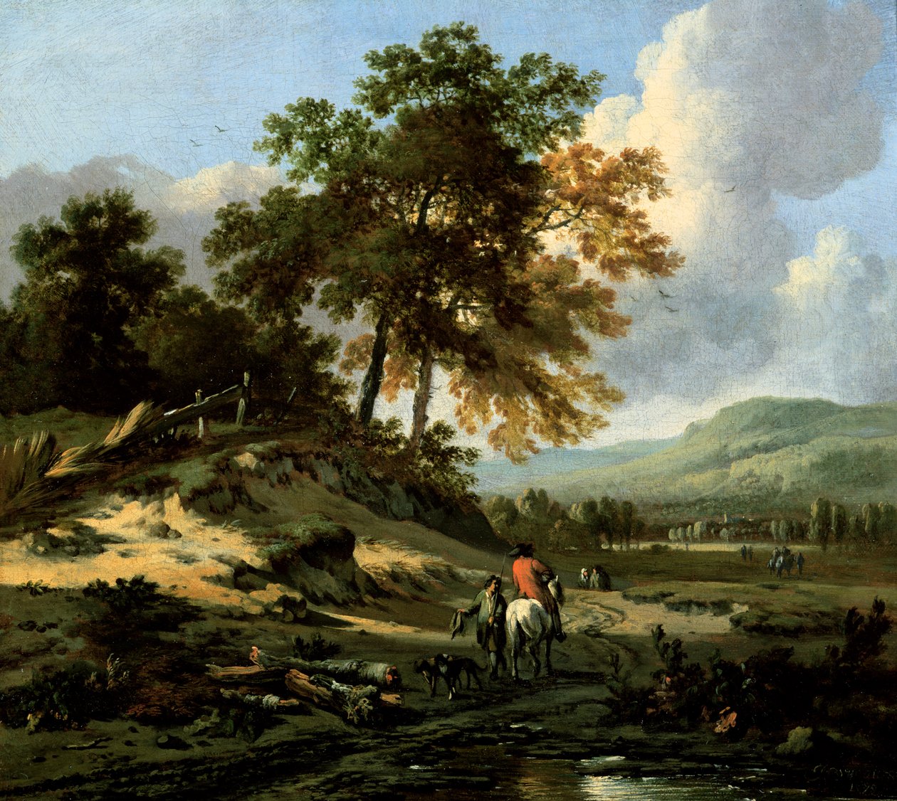 Figürlü Manzara, 1679 by Jan Wiynants