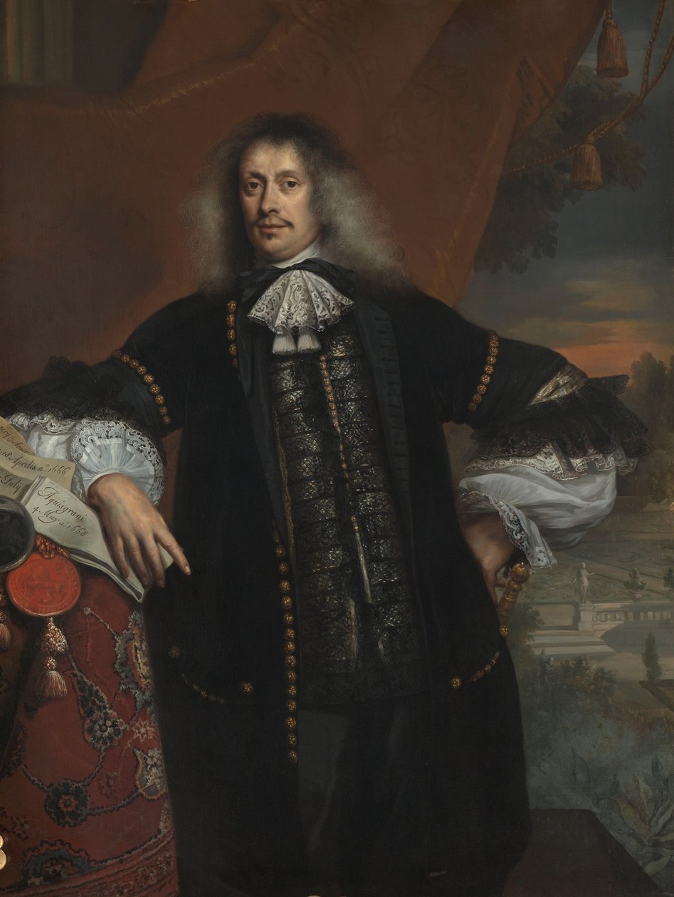 Hieronymus van Beverningk (1614-1690). Teylingen Lordu. Devlet Maaşı, 1670 by Jan de Baen