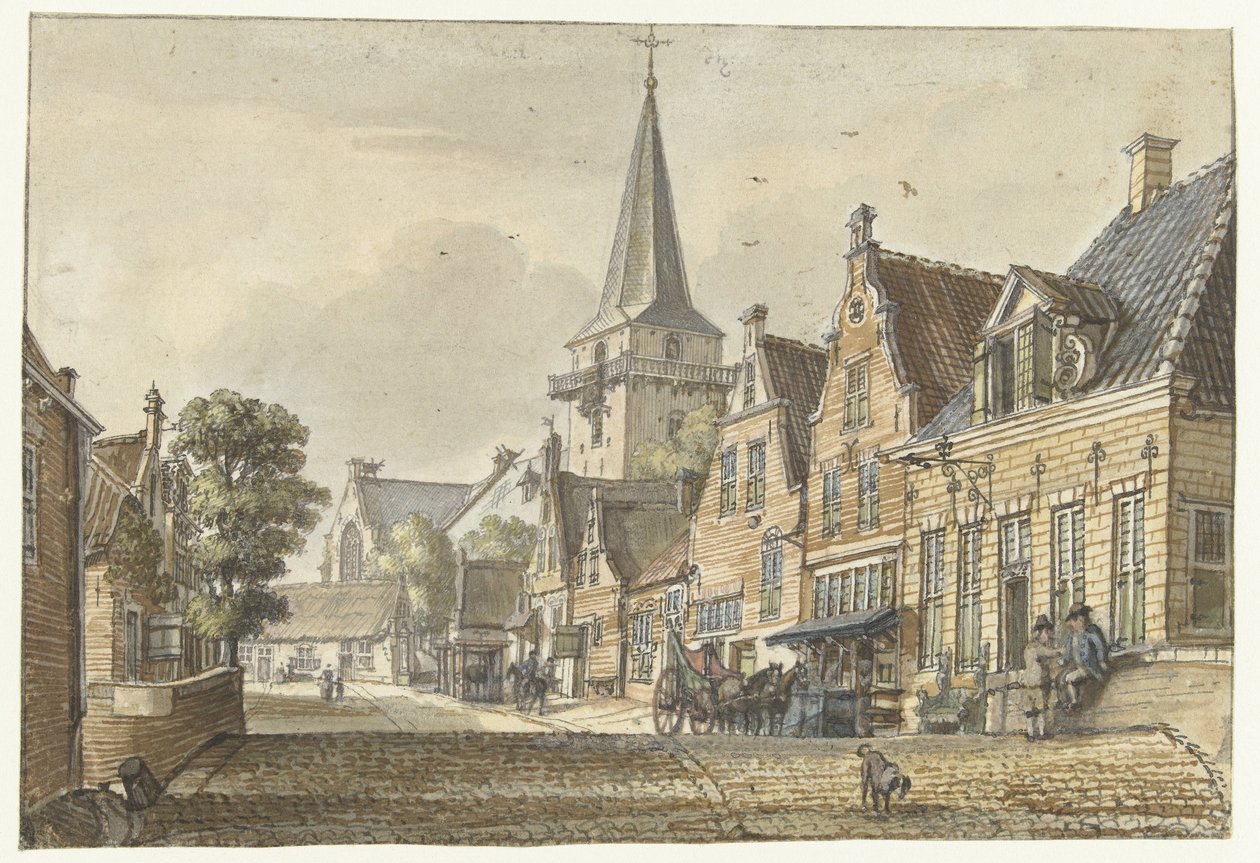 Harmelen köyünden görünüm by Jan de Beijer
