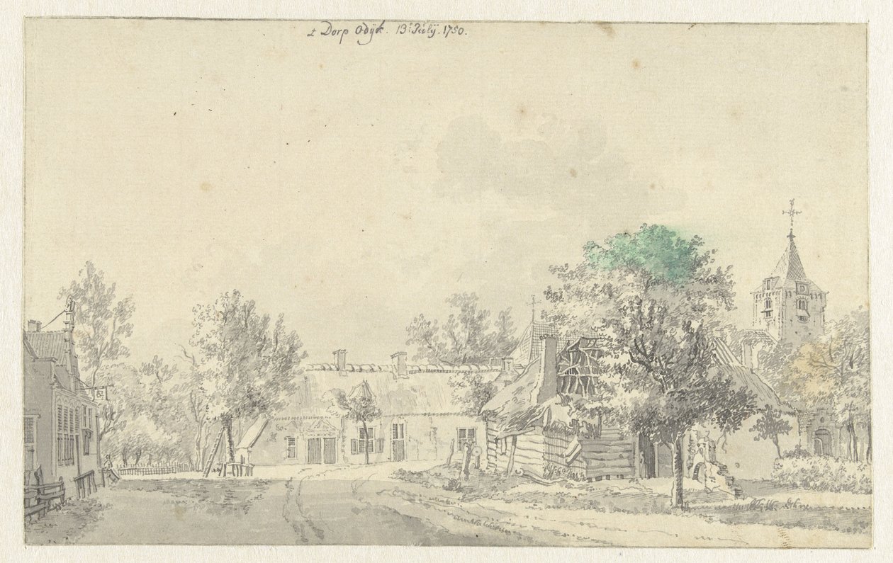 Odijk köyünde görüntüle by Jan de Beijer