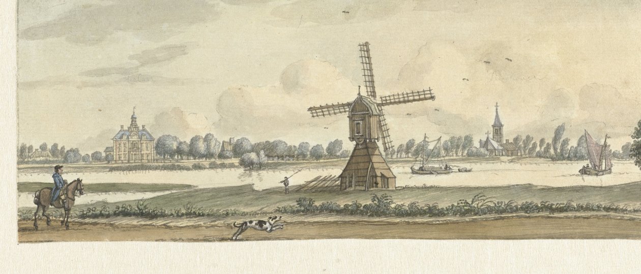 Tienhoven ve Herlaar evinin görünümü by Jan de Beijer