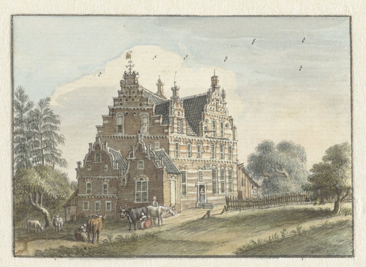 Zutphen yakınlarındaki Den Barajı Evi by Jan de Beijer