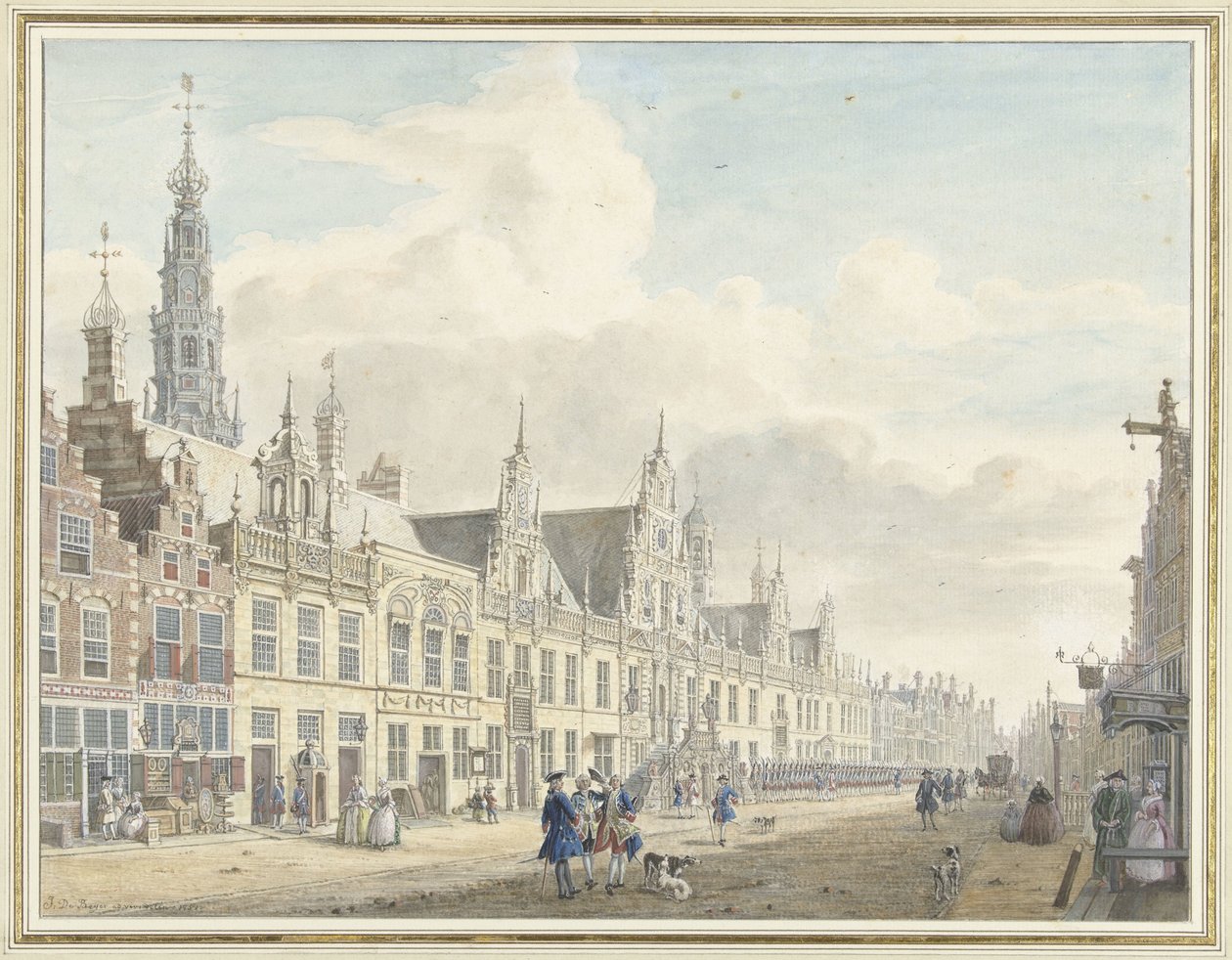 Leiden belediye binası by Jan de Beijer