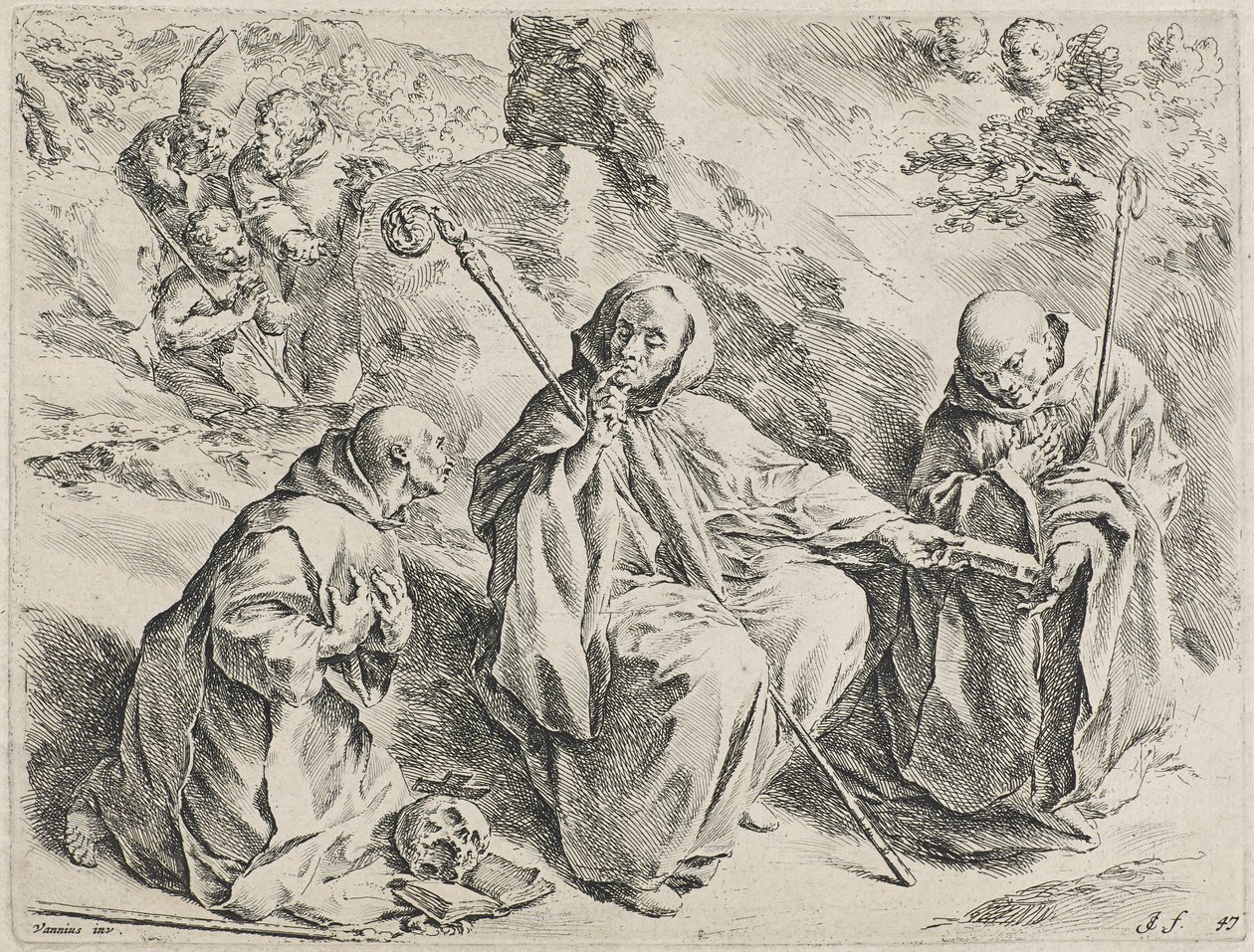 Aziz Bruno (gravür) by Jan de Bisschop