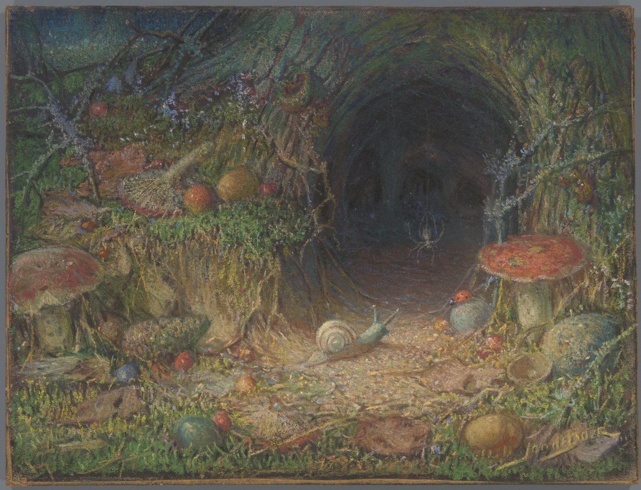 yaşlı ağacın altında by Jan de Boer (signed by artist)
