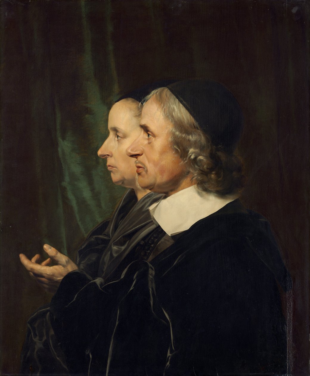 Sanatçının Ebeveynlerinin Portresi, Salomon de Bray ve Anna Westerbaen by Jan de Bray