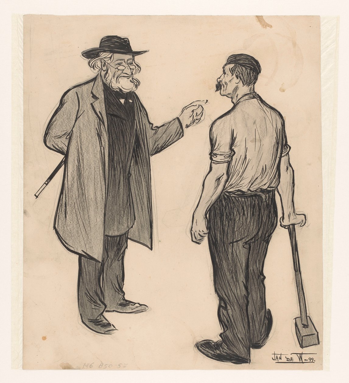 Marksist ve İşçi by Jan de Waardt (signed by artist)