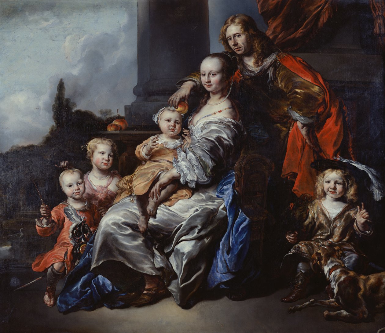 Hollandalı Bir Ailenin Portresi by Jan or Joan van Noordt