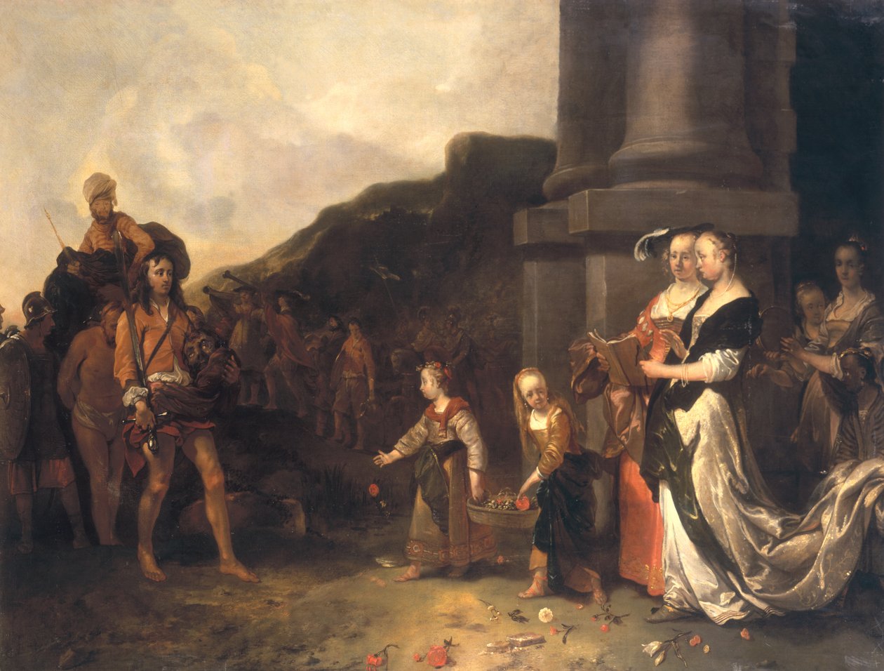 Davut'un Zaferi by Jan or Joan van Noordt