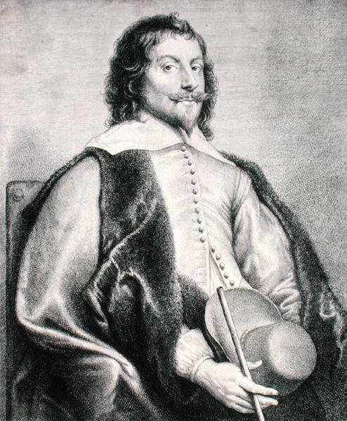 Lucas Vostermans tarafından oyulmuş Nicolas Lanier (d.1588) (gravür) by Jan the Elder (after) Lievens