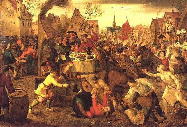 Bir Köy Kermes by Jan the Elder Brueghel