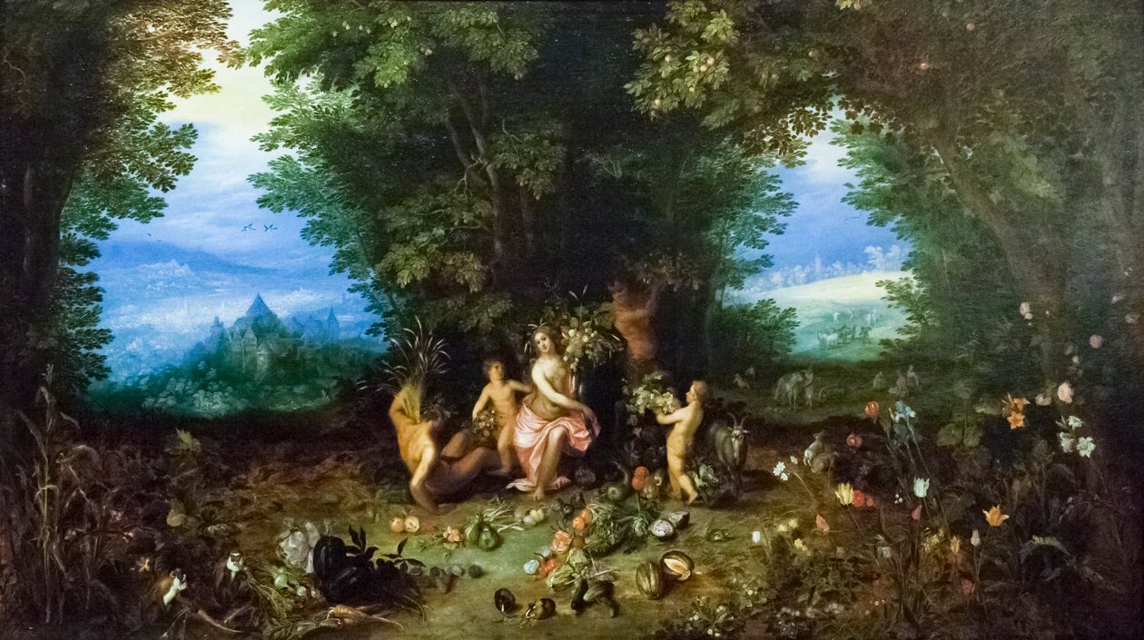 Dünya Alegorisi, yakl. 1611 by Jan the Elder Brueghel