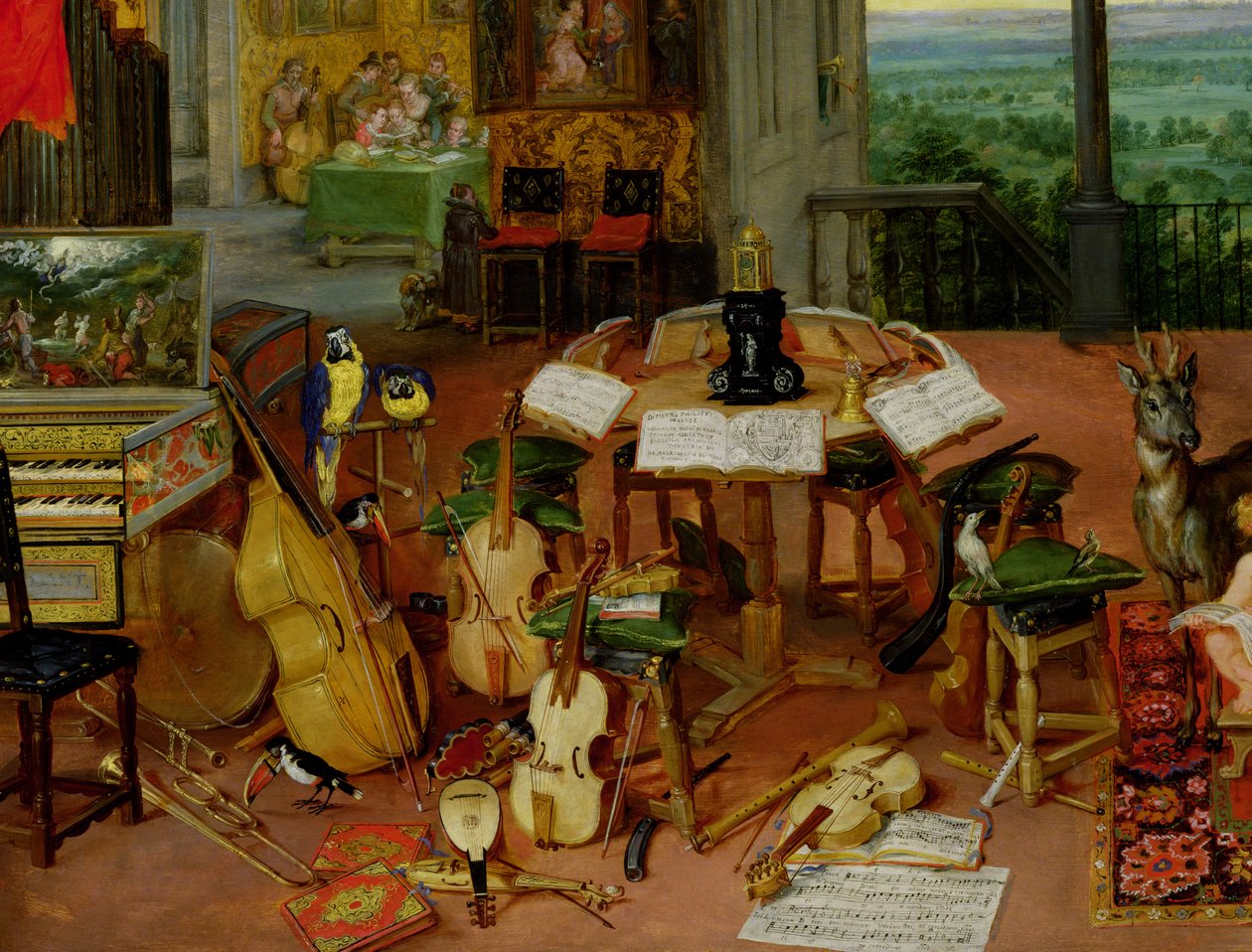 Duruşma, 1617 (55898 ayrıntısı) by Jan the Elder Brueghel