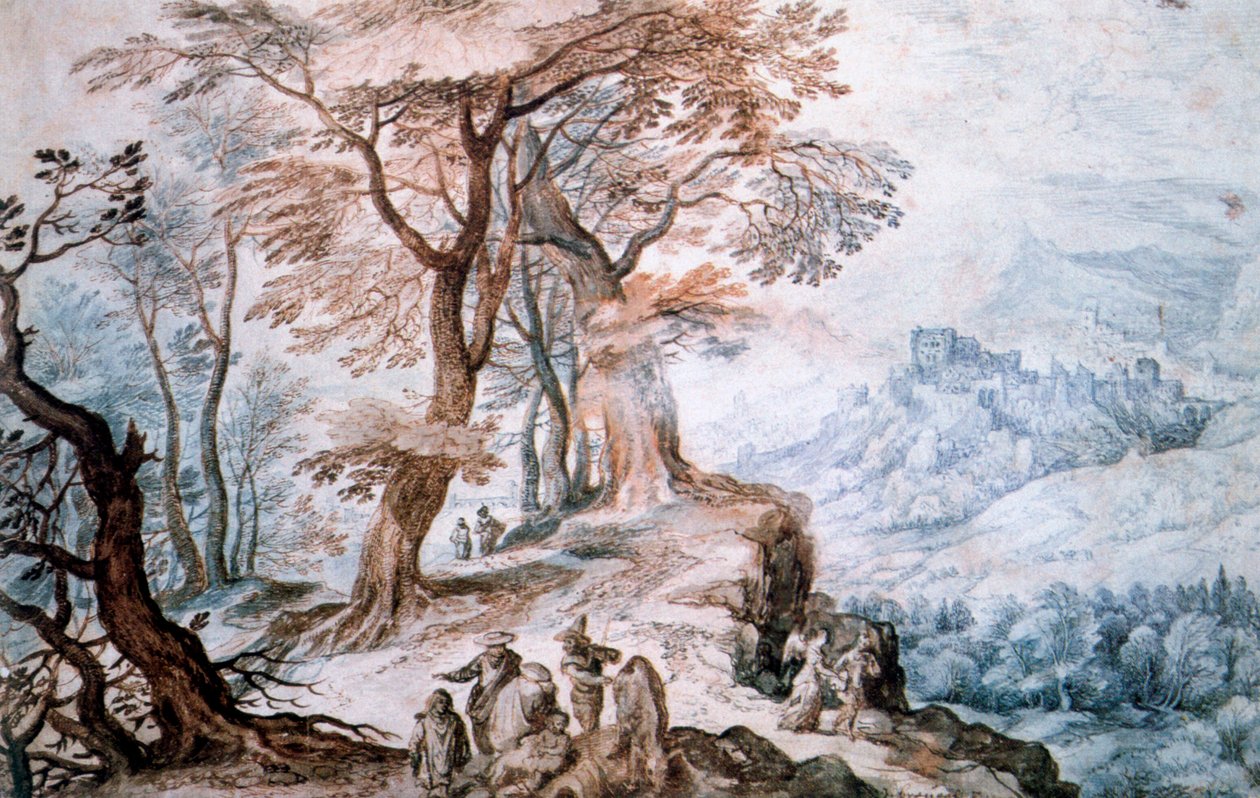 Manzaradan Geçiş, c1588-1625 by Jan the Elder Brueghel