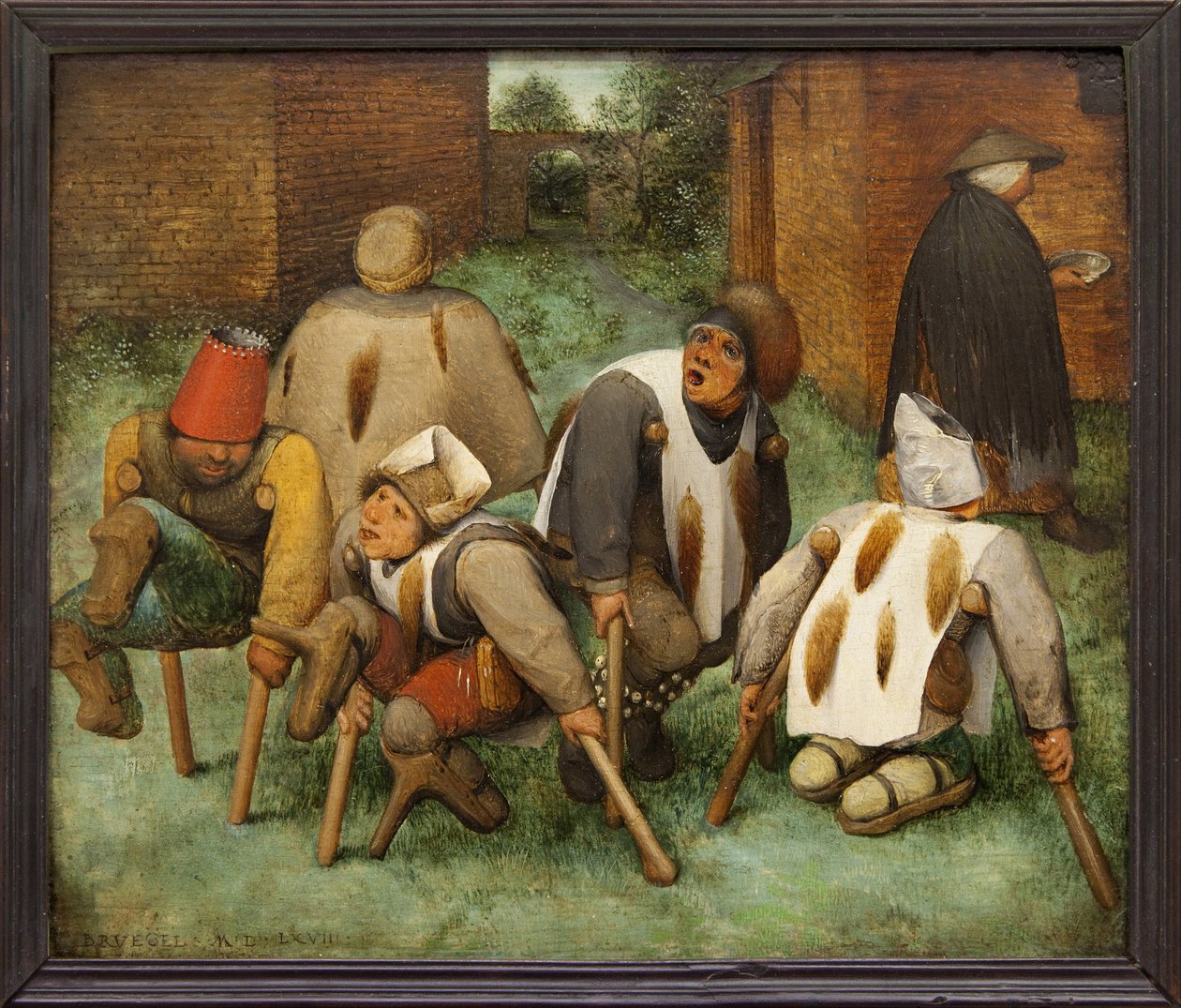 Dilenciler (panelde yağ) by Jan the Elder Brueghel