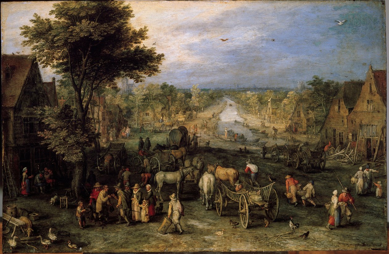 Arabalı Köy (Resim by Jan the Elder Brueghel