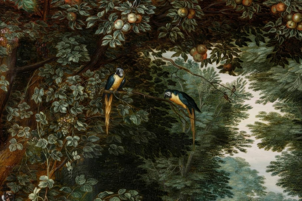 Toprak ve su elementlerinin alegorisi by Jan Brueghel the Younger