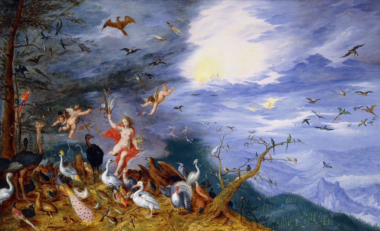 Bir Hava Alegorisi, c.1630 by Jan Brueghel the Younger