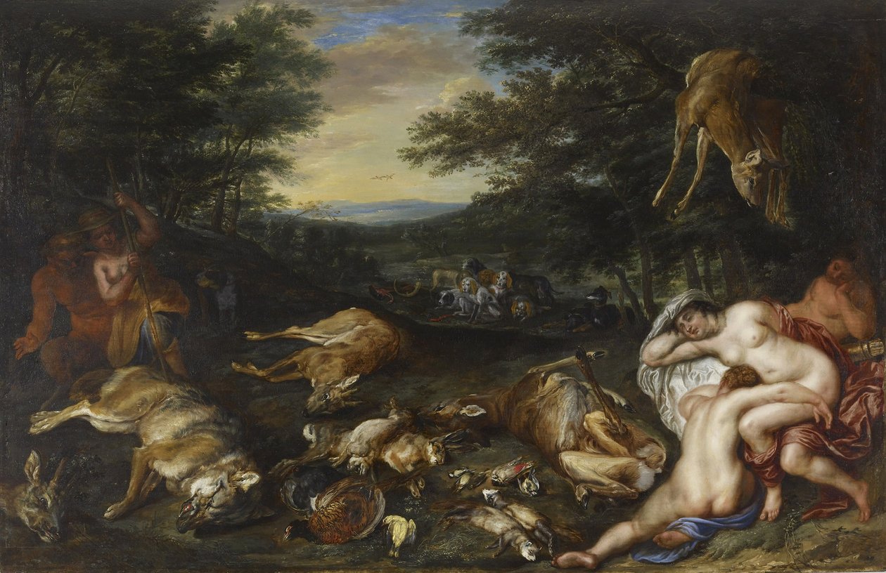 Avlarından Sonra Diana ve Perileri, 1630-39 by Jan Brueghel the Younger