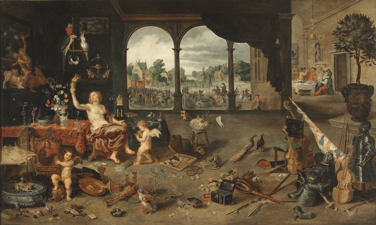 İnsan hayatının kibri, 1631 by Jan Brueghel the Younger