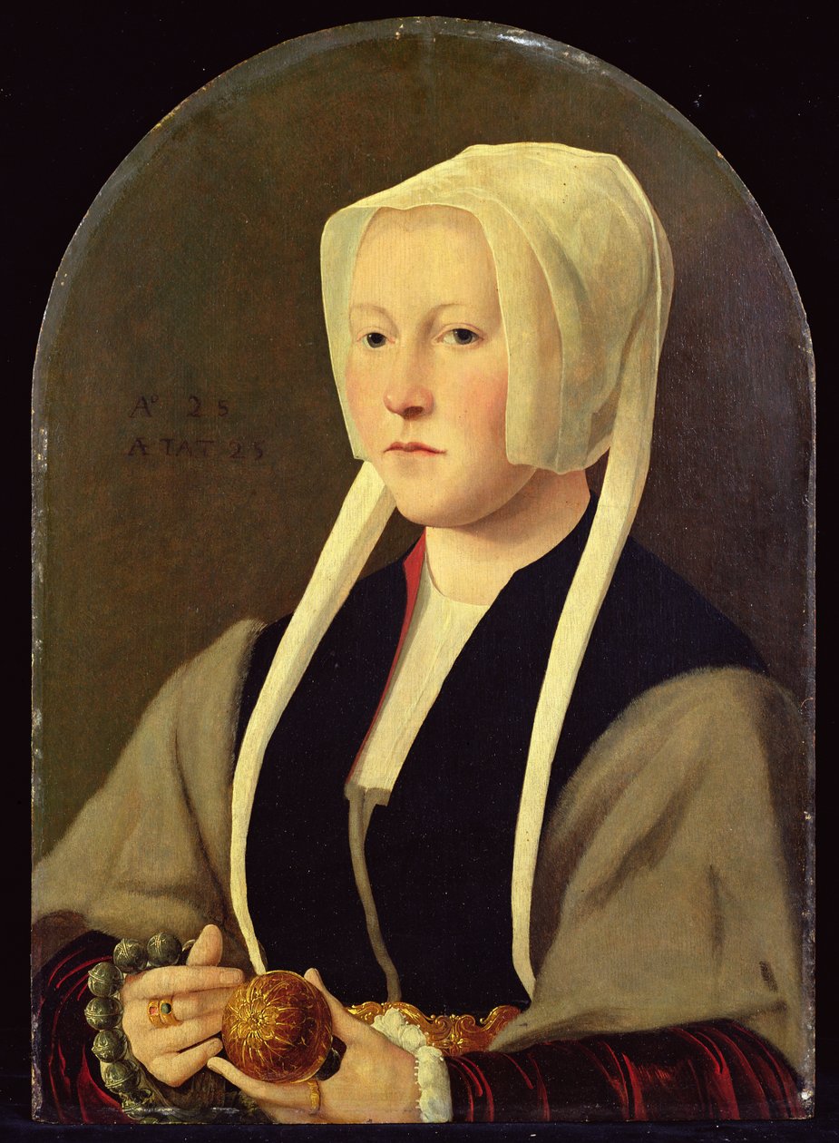 Bir Hanımefendinin Portresi (resim) by Jan van (attr. to) Scorel