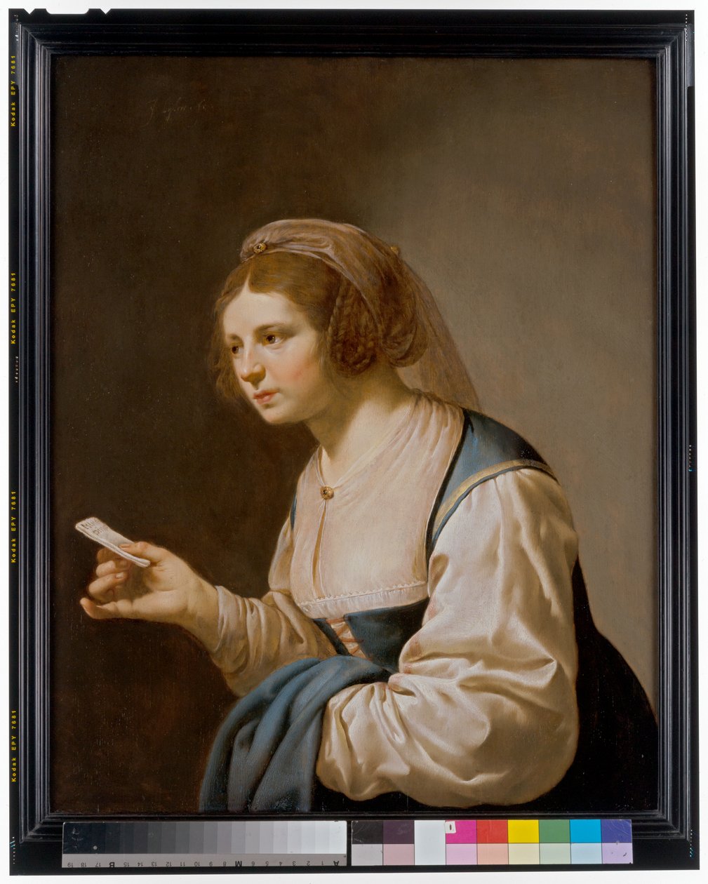 Bir Mektup Tutan Genç Bir Kız by Jan van Bijlert or Bylert