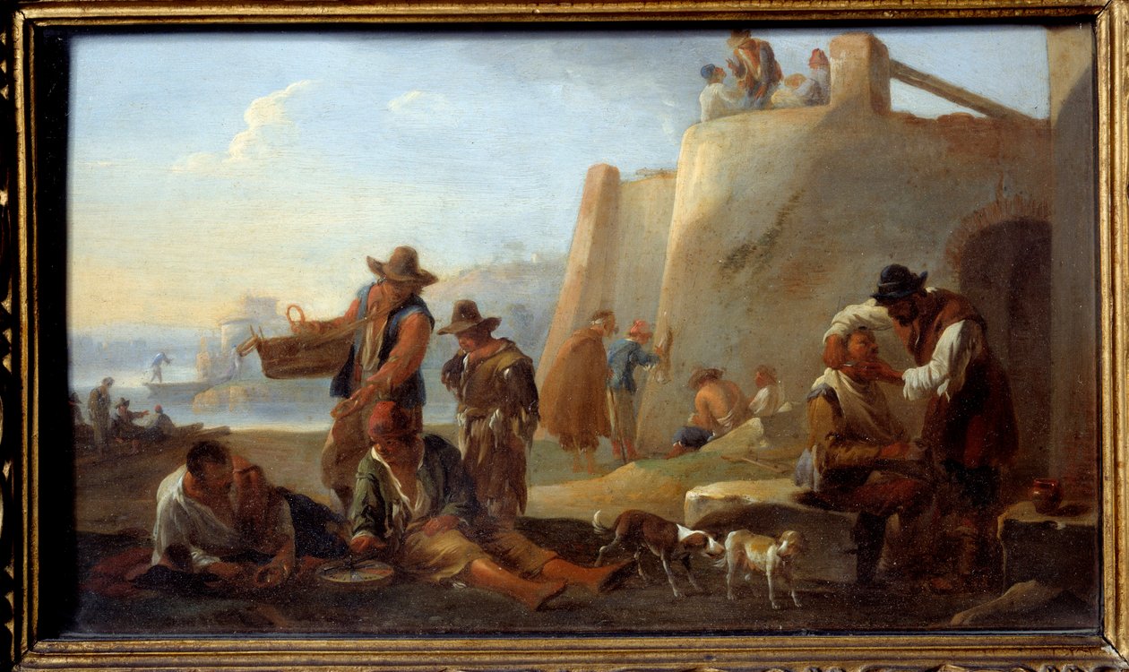 Napoliten berber. Jan Miel (1599-1663) Ec. Alev. by Jan van Bike Miel