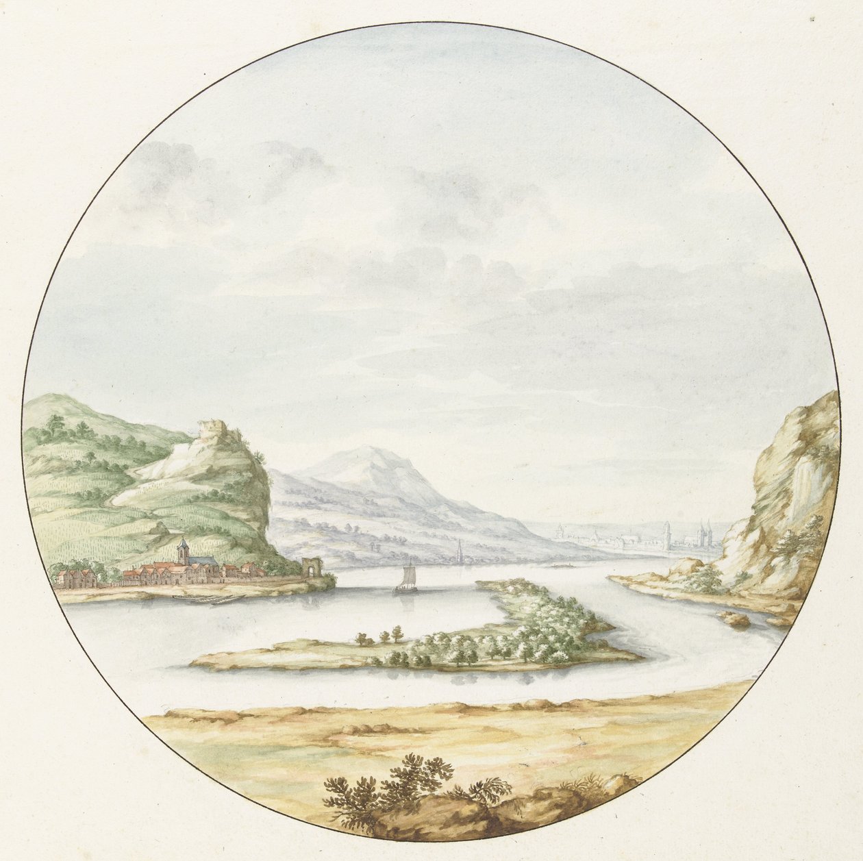 Hammerstein'da Ren Nehri'nin görünümü by Jan van Call (I)