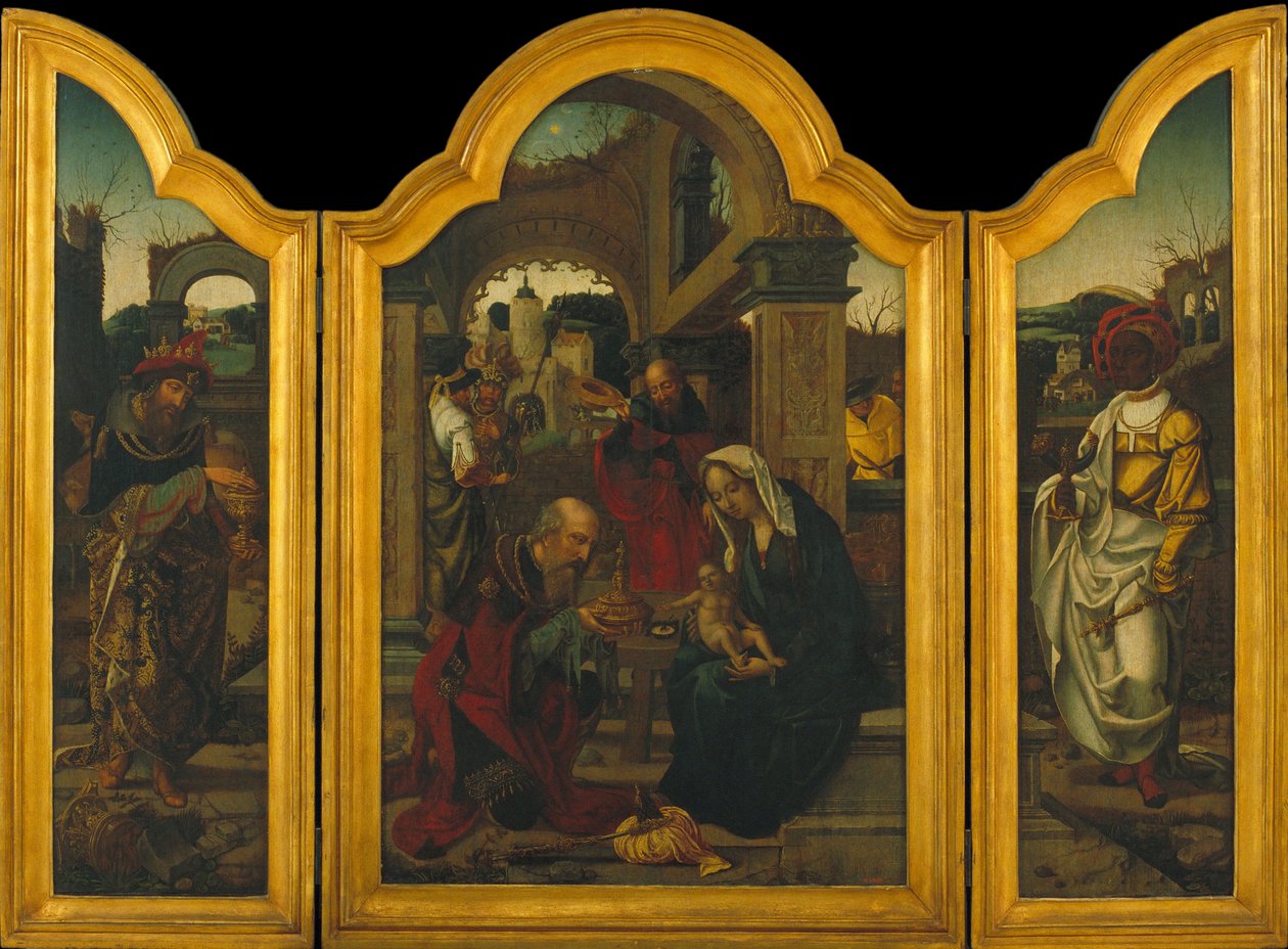 Epifani ile Üç Parçalı by Jan van Dornicke