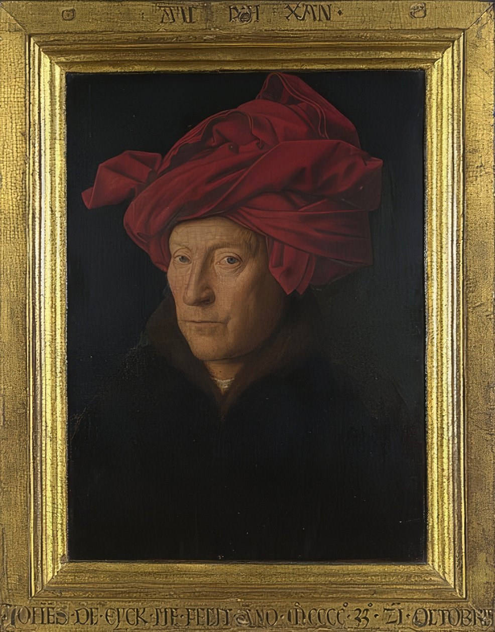 Bir adamın portresi (otoportre?). 1433 by Jan van Eyck
