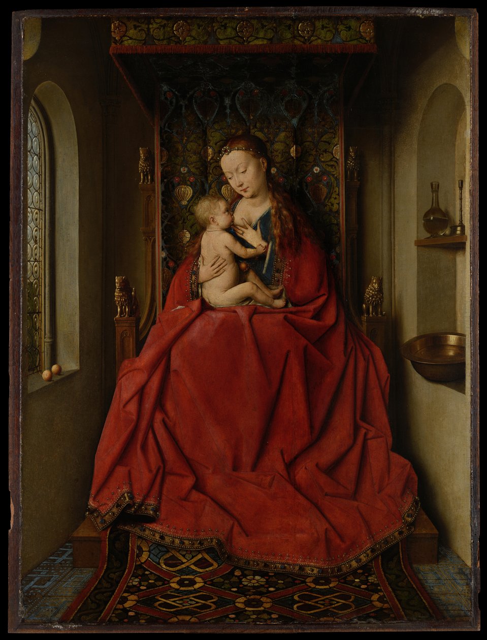 lucca madonna by Jan van Eyck