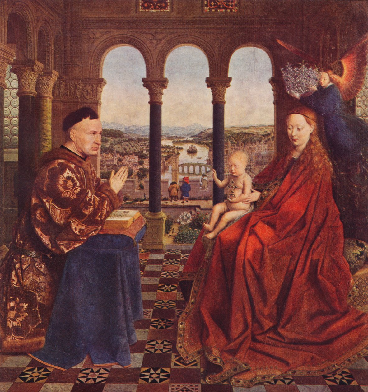 Şansölye Rolin Madonna, c1435, 1938 by Jan van Eyck