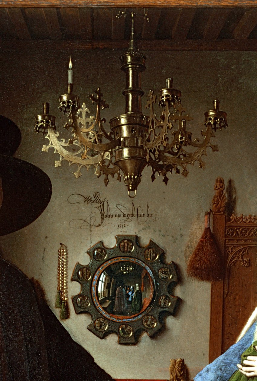 Giovanni Arnolfini ve Eşinin Portresi, eskiden 