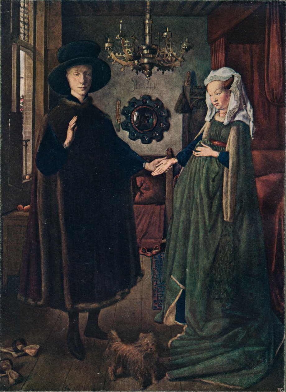 Arnolfini Portresi, 1434, 1904 by Jan van Eyck