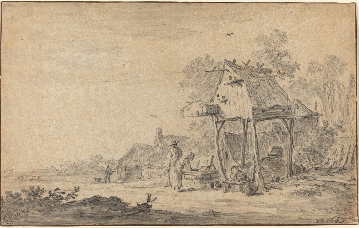 Nehir Manzarası by Jan van Goyen