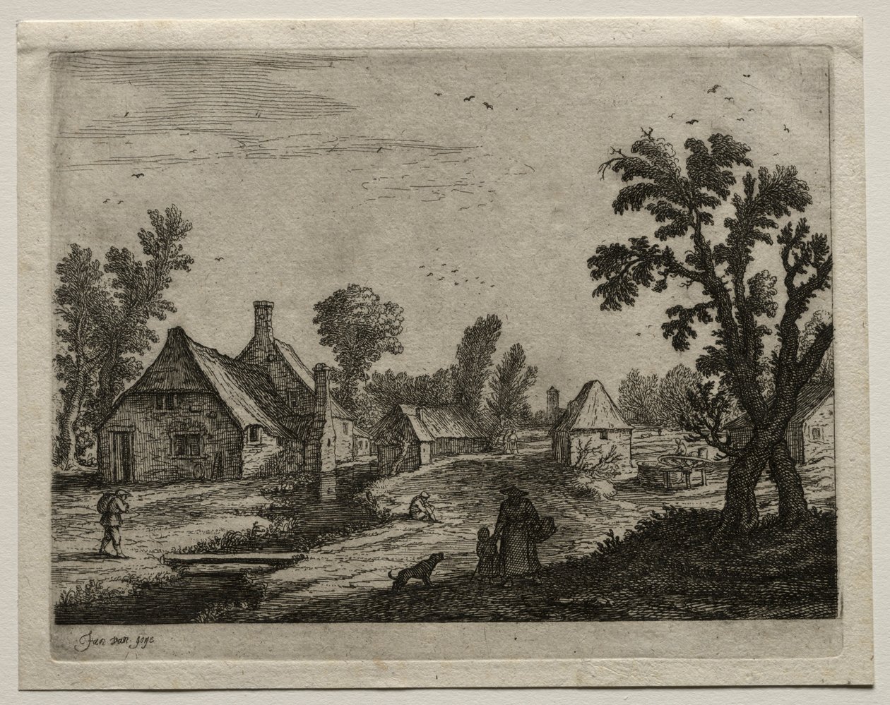Akıntının Üzerindeki Tahta by Jan van Goyen