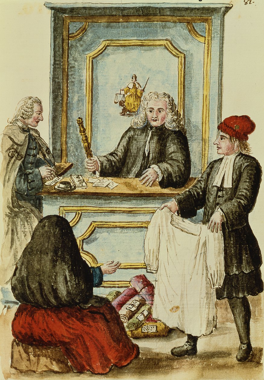 Müzayede (kağıt üzerinde wc) by Jan van Grevenbroeck